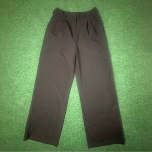 Kardashian Kollection Black Wide Leg Trouser
